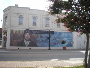Sherman Rose Mural in Dothan Alabama